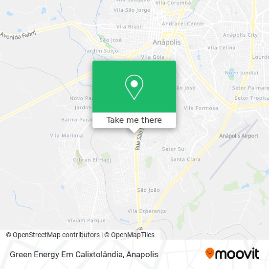Green Energy Em Calixtolândia map
