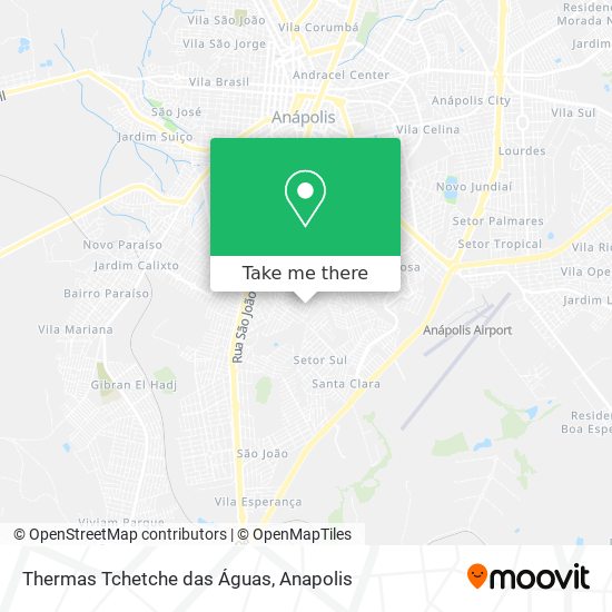 Thermas Tchetche das Águas map