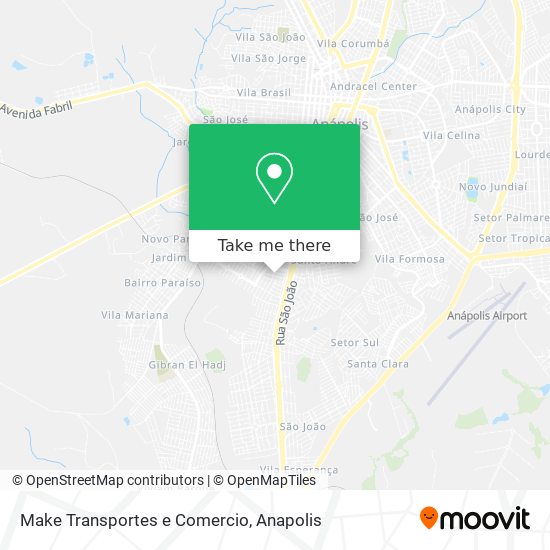 Make Transportes e Comercio map
