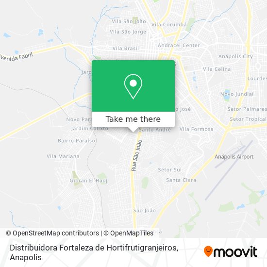 Distribuidora Fortaleza de Hortifrutigranjeiros map