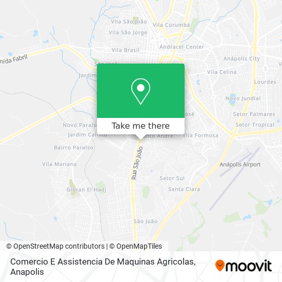 Comercio E Assistencia De Maquinas Agricolas map