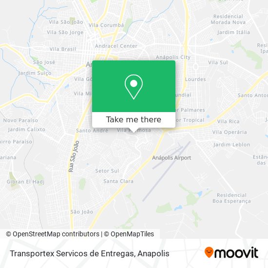 Transportex Servicos de Entregas map