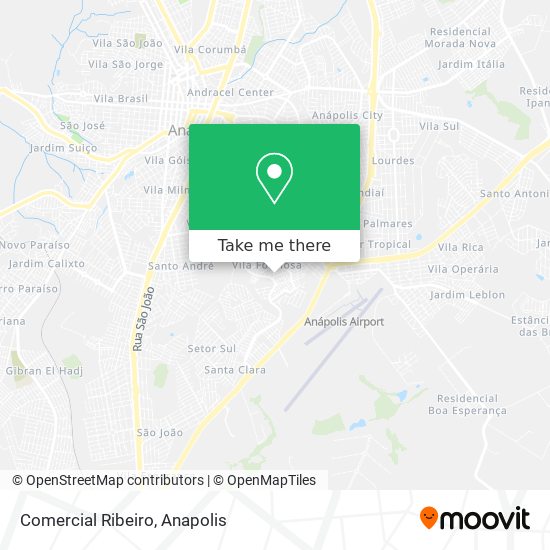 Comercial Ribeiro map