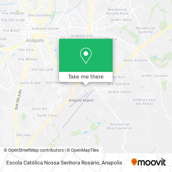 Mapa Escola Católica Nossa Senhora Rosário