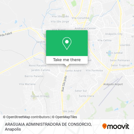 Mapa ARAGUAIA ADMINISTRADORA DE CONSORCIO