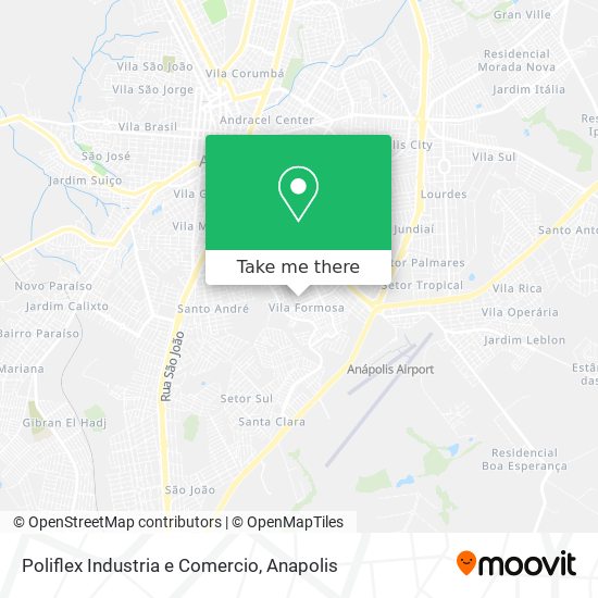 Mapa Poliflex Industria e Comercio