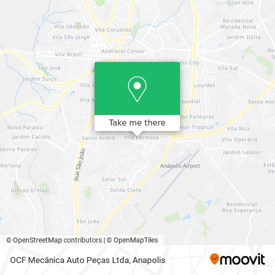 Mapa OCF Mecânica Auto Peças Ltda