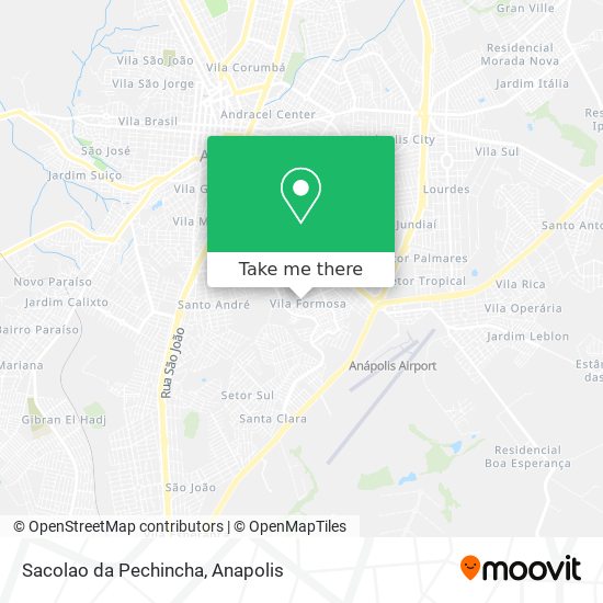 Sacolao da Pechincha map