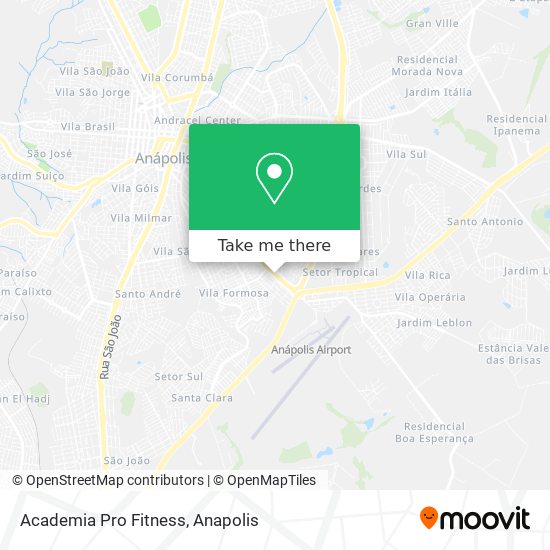 Academia Pro Fitness map