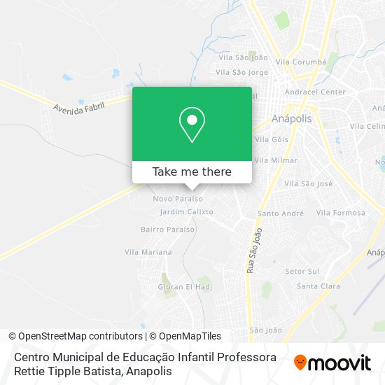 Centro Municipal de Educação Infantil Professora Rettie Tipple Batista map