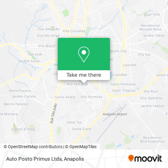 Auto Posto Primus Ltda map