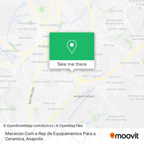 Macecon Com e Rep de Equipamentos Para a Ceramica map