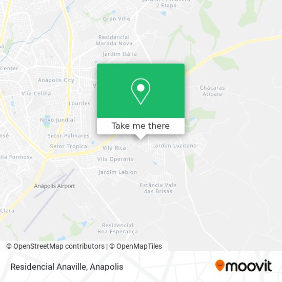 Residencial Anaville map