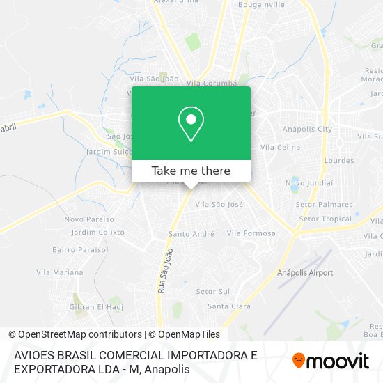AVIOES BRASIL COMERCIAL IMPORTADORA E EXPORTADORA LDA - M map