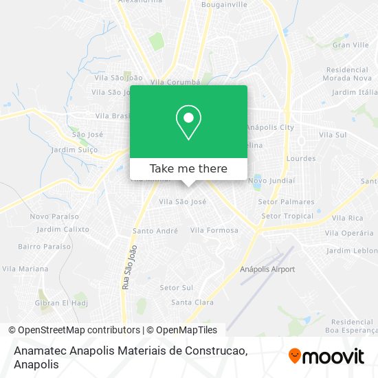 Anamatec Anapolis Materiais de Construcao map