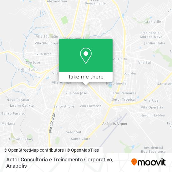 Mapa Actor Consultoria e Treinamento Corporativo