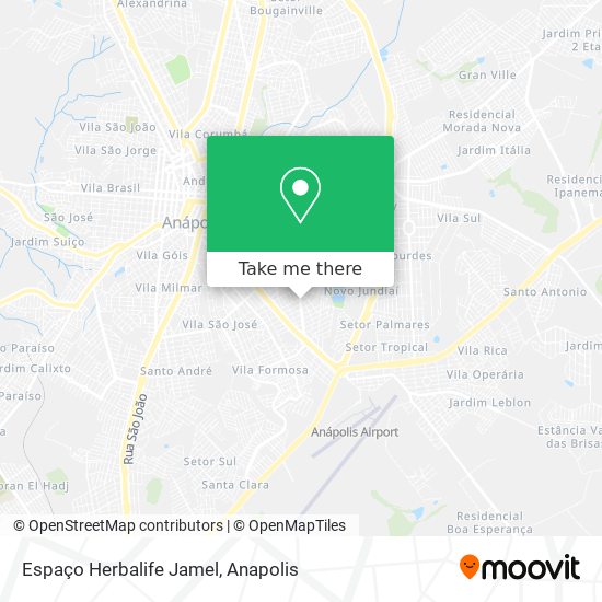 Espaço Herbalife Jamel map