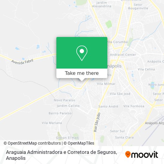 Araguaia Administradora e Corretora de Seguros map