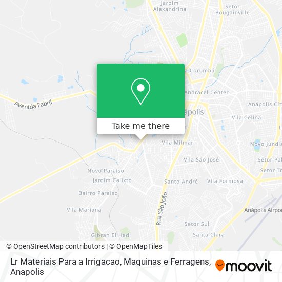 Lr Materiais Para a Irrigacao, Maquinas e Ferragens map