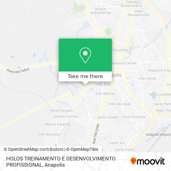 HOLOS TREINAMENTO E DESENVOLVIMENTO PROFISSIONAL map
