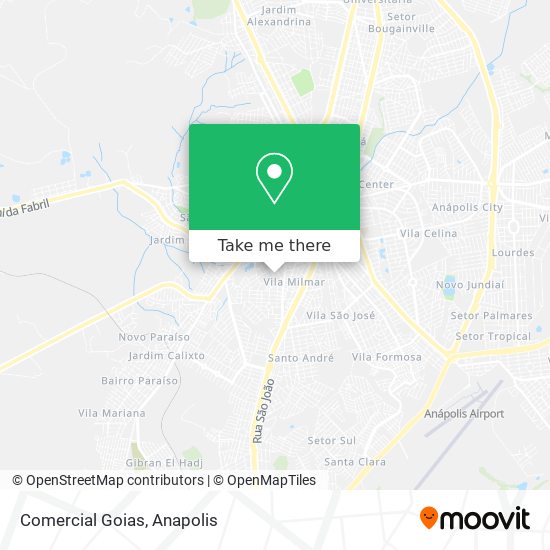 Mapa Comercial Goias