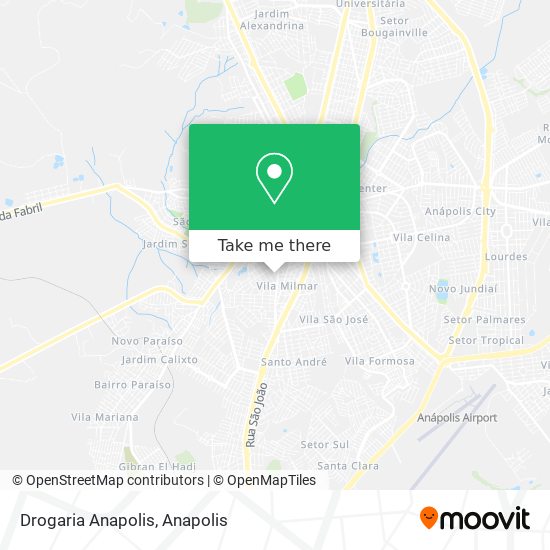 Mapa Drogaria Anapolis