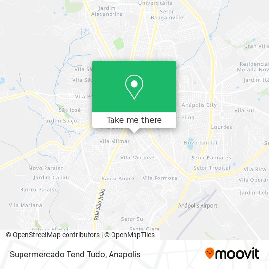 Mapa Supermercado Tend Tudo