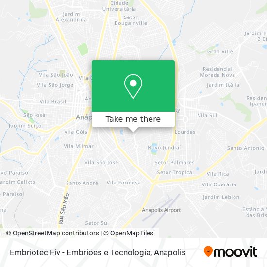 Embriotec Fiv - Embriões e Tecnologia map