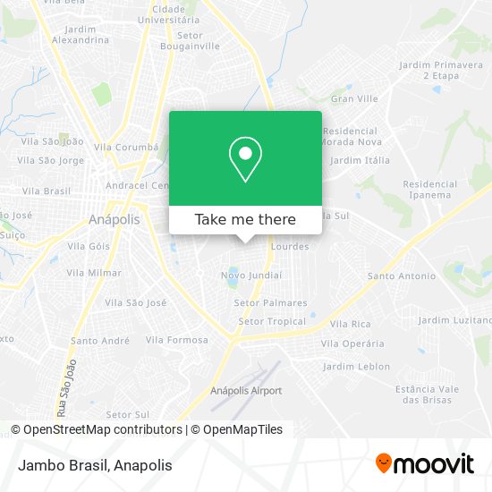Jambo Brasil map