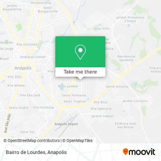 Mapa Bairro de Lourdes