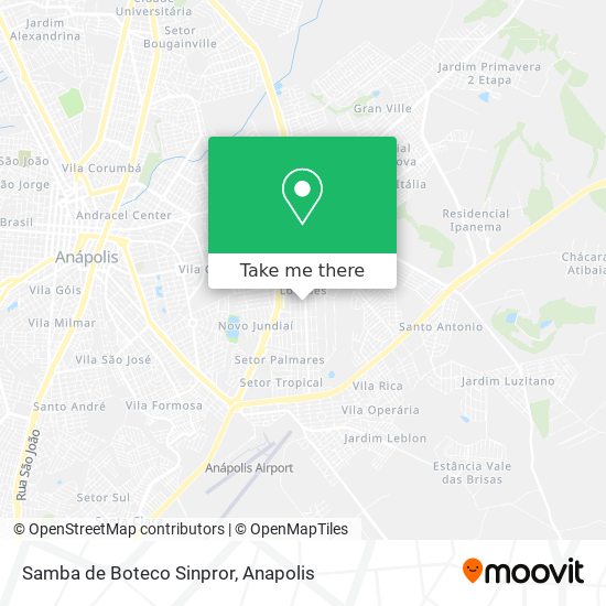 Samba de Boteco Sinpror map