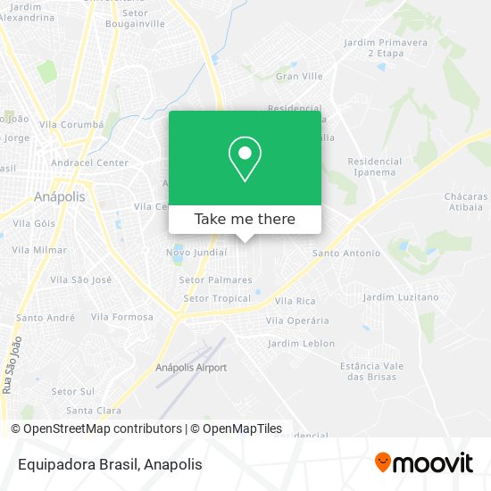 Equipadora Brasil map