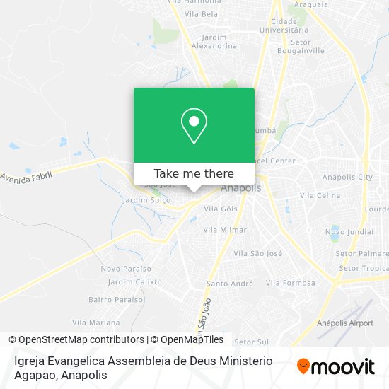 Igreja Evangelica Assembleia de Deus Ministerio Agapao map