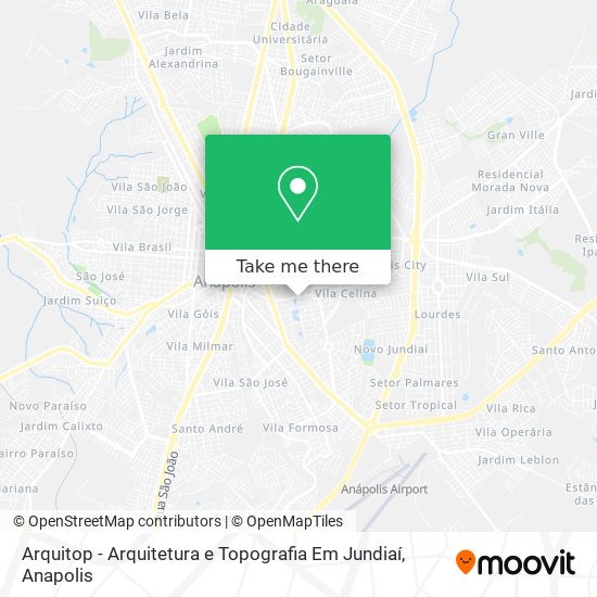 Mapa Arquitop - Arquitetura e Topografia Em Jundiaí