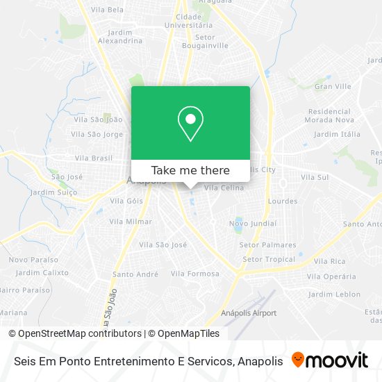 Mapa Seis Em Ponto Entretenimento E Servicos