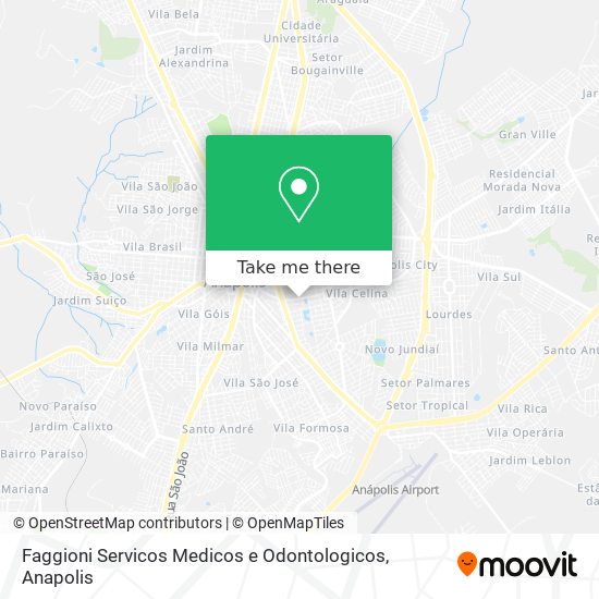 Mapa Faggioni Servicos Medicos e Odontologicos