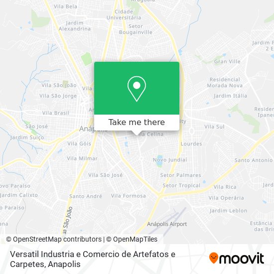 Versatil Industria e Comercio de Artefatos e Carpetes map