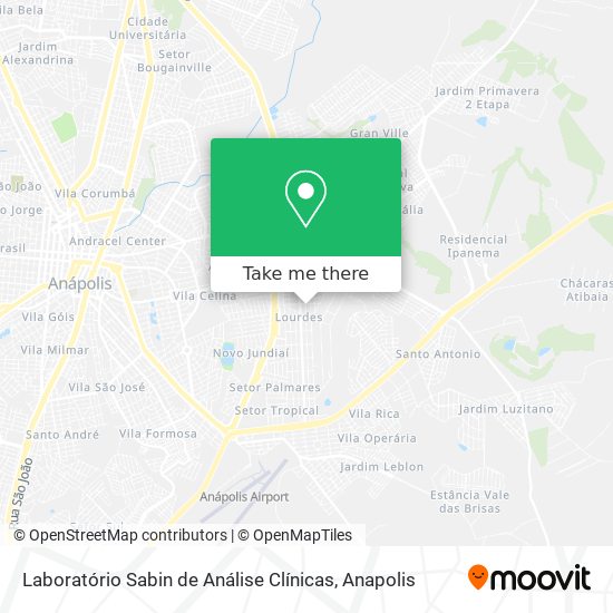 Laboratório Sabin de Análise Clínicas map