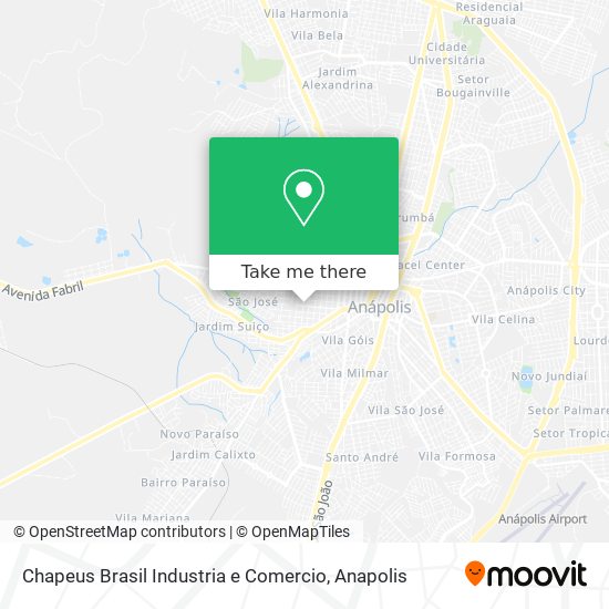 Chapeus Brasil Industria e Comercio map