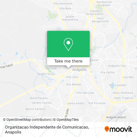 Mapa Organizacao Independente de Comunicacao
