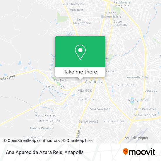 Ana Aparecida Azara Reis map