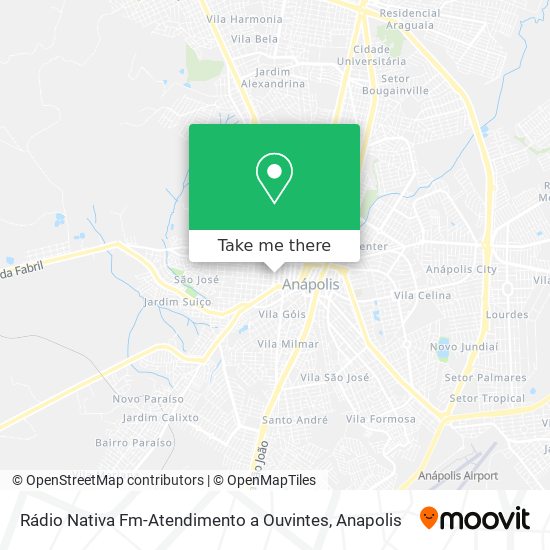 Rádio Nativa Fm-Atendimento a Ouvintes map