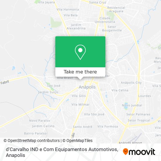 Mapa d'Carvalho IND e Com Equipamentos Automotivos