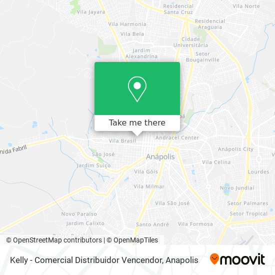 Kelly - Comercial Distribuidor Vencendor map