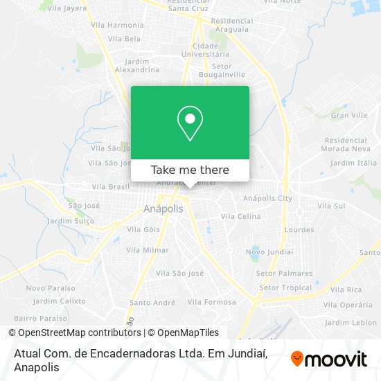 Mapa Atual Com. de Encadernadoras Ltda. Em Jundiaí