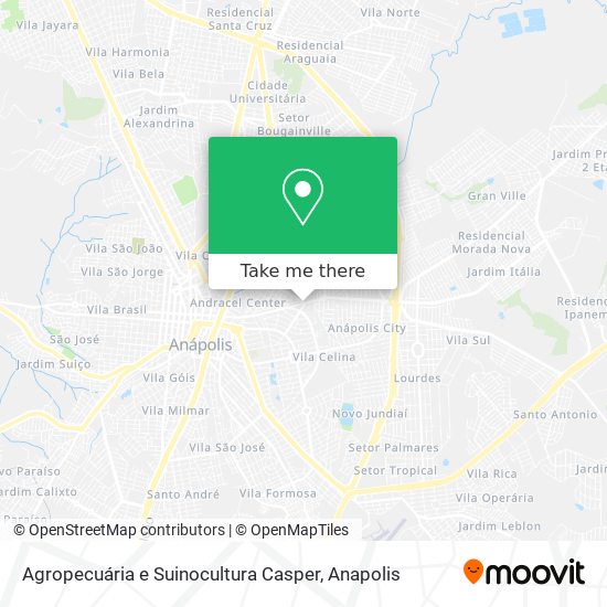 Agropecuária e Suinocultura Casper map