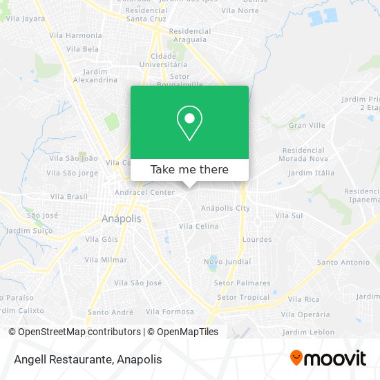 Angell Restaurante map