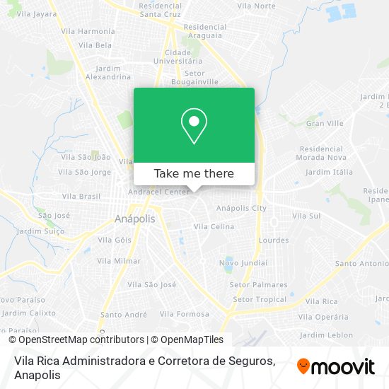 Vila Rica Administradora e Corretora de Seguros map