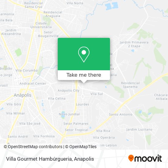 Villa Gourmet Hambúrgueria map