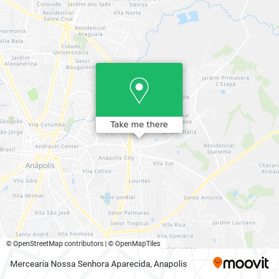 Mapa Mercearia Nossa Senhora Aparecida